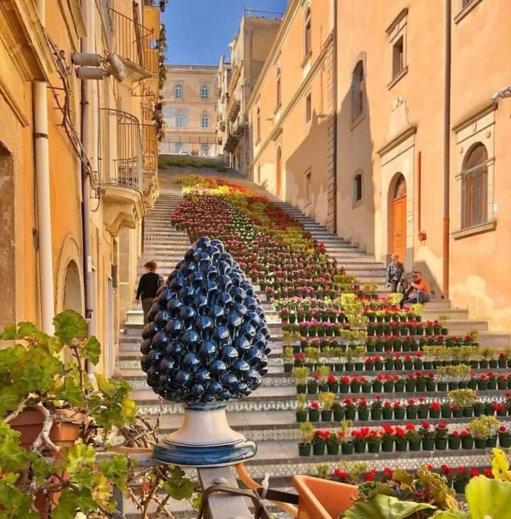 Alla Romana Villa Caltagirone Eksteriør bilde